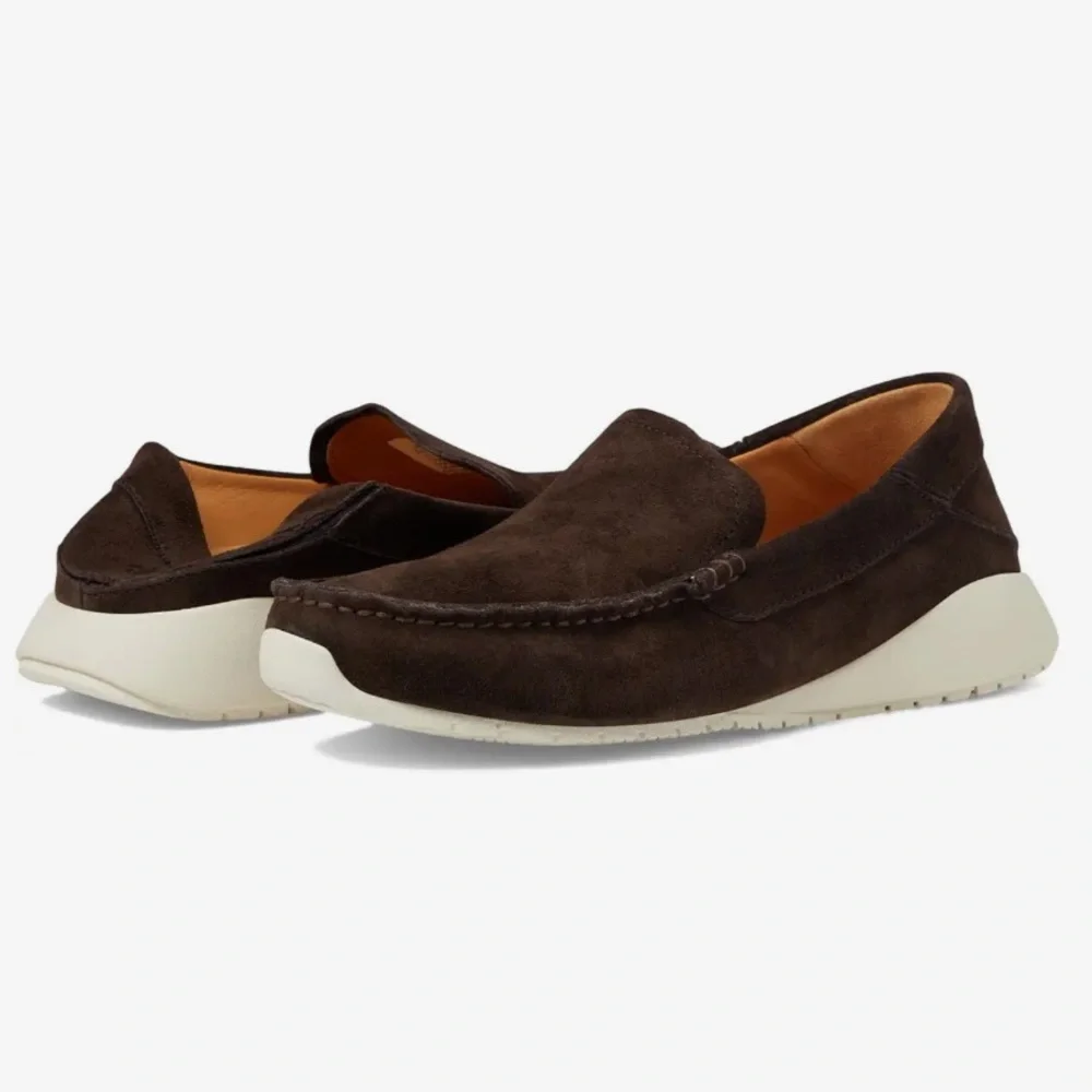 NWOB Olukai Ka'a Suede Loafer Dark Wood